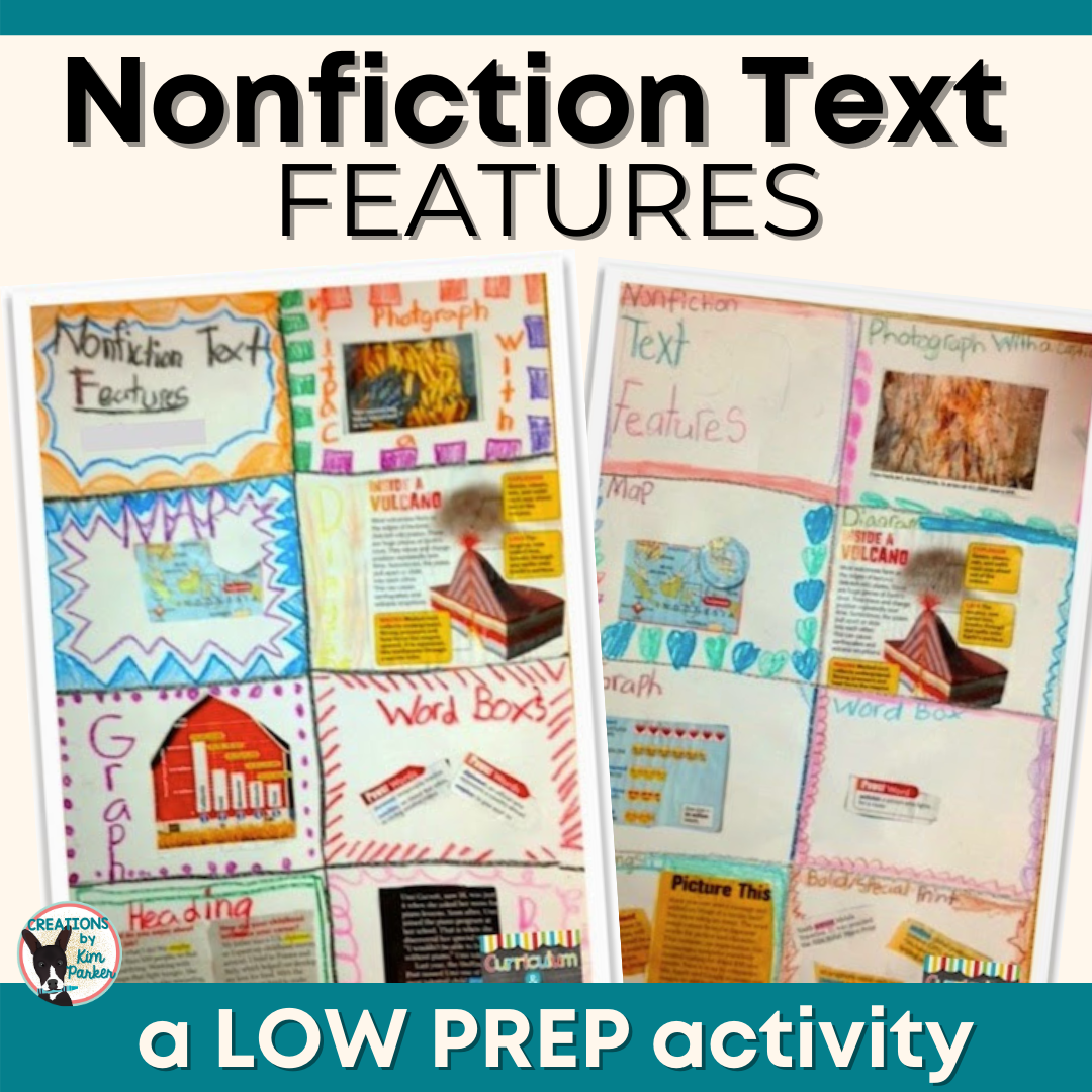 Nonfiction Text Feature Fun - Creations by Kim Parker