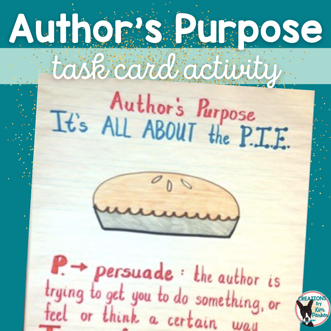 Author's Purpose Card and Board Game