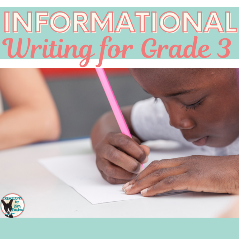 Informational writing for third graders creations by kim parker